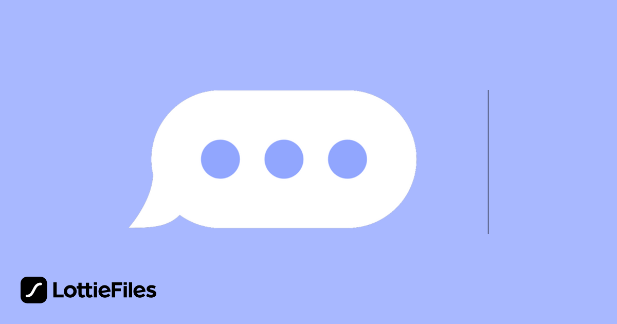 Free Chat bubble Animation by Saiteja Kudligi | LottieFiles