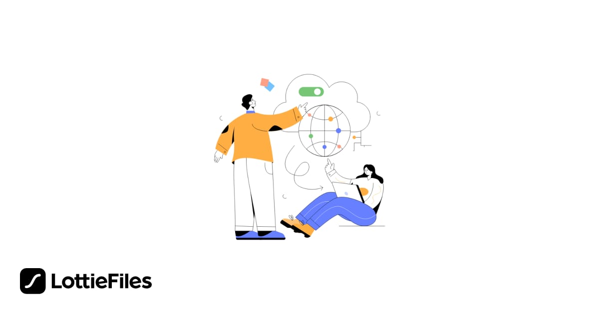 Free Cloud Technology Animation by Vectors Market | LottieFiles