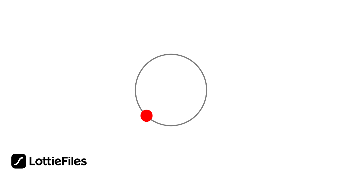 Free Dot Rotate With Circle Animation By Waqas Hussain Lottiefiles