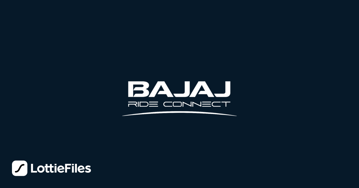 Bajaj Ride Connect by Zeeshan Mohammad LottieFiles