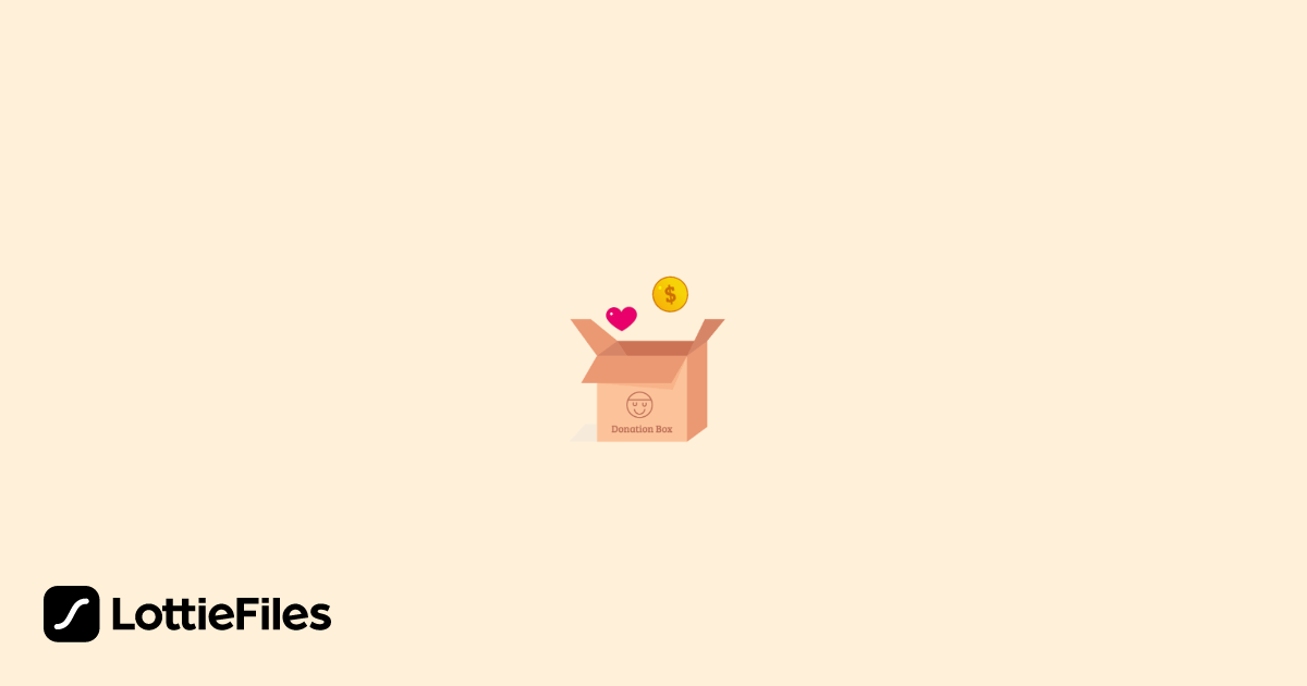 Free donation box Animation by DCE | LottieFiles