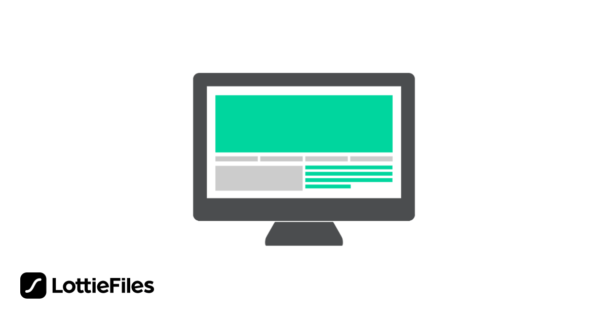 Free Monitor Screen Animation by RBR Digital | LottieFiles