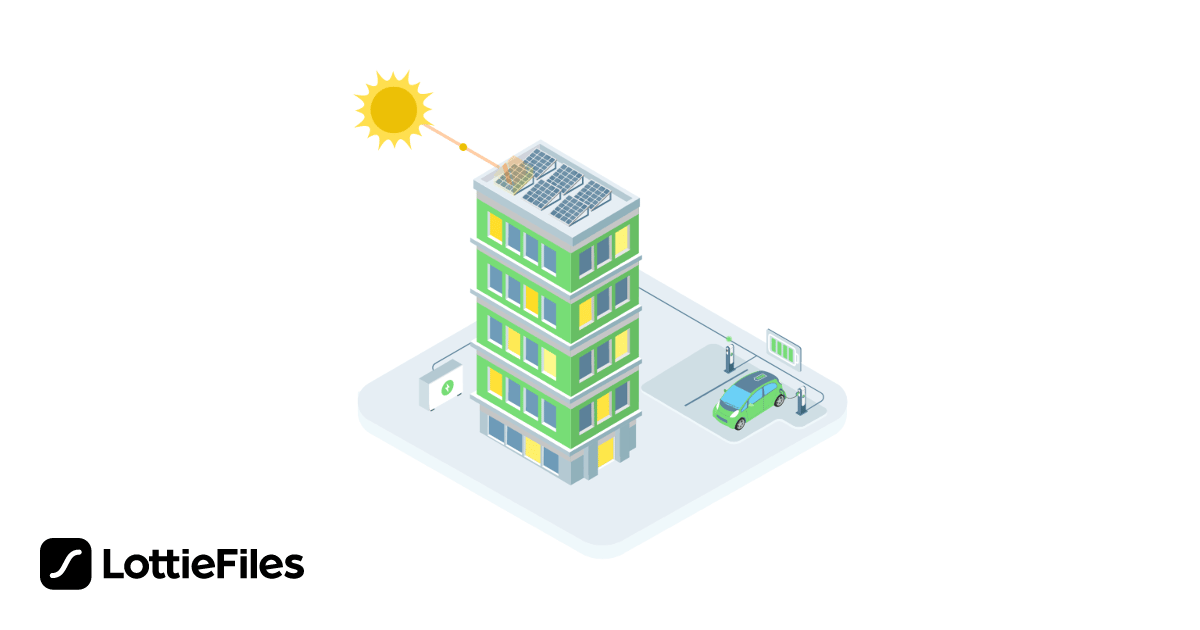 Free Solar Green Energy Animation by Rizwan Babar | LottieFiles
