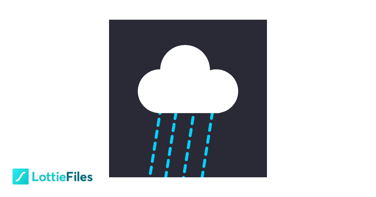 Rain Icon Animation by Sepideh Yazdi - LottieFiles