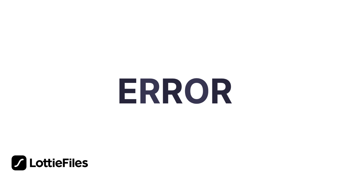 Free creative error animation with ball Animation by Bekhzod Usmonov ...