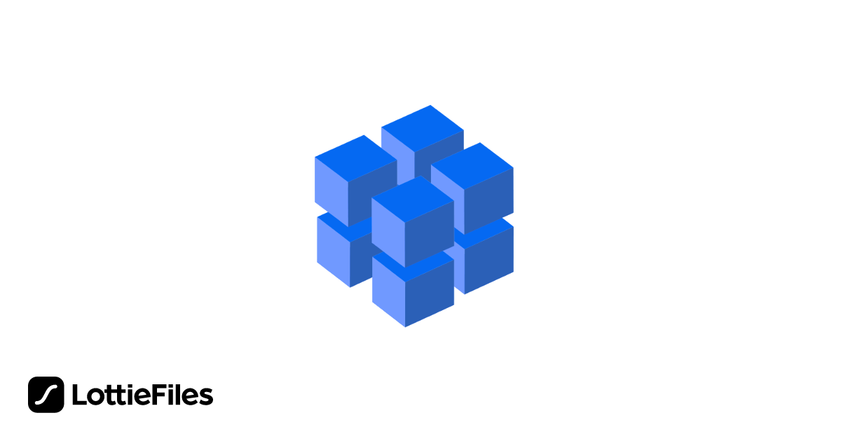 Free 3d cube Animation by Manoj Kumar | LottieFiles