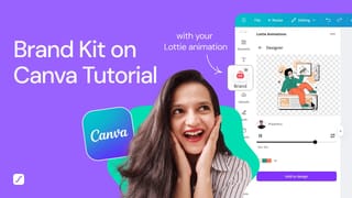 Add your brand kit to Canva! How to add your brand colors to Lottie animations, template & more