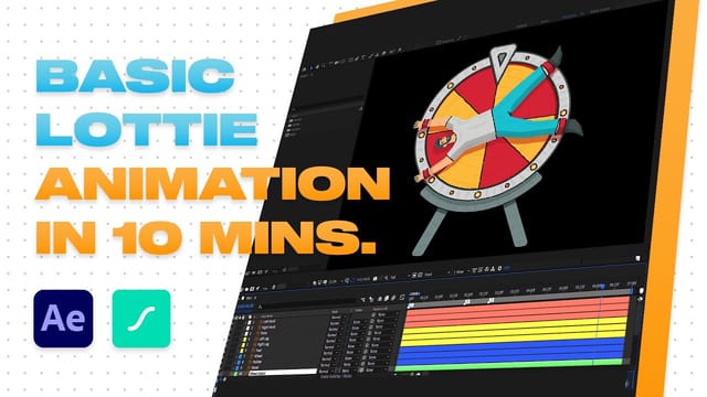 How to create basic lottie animation IN 10 MINUTES !