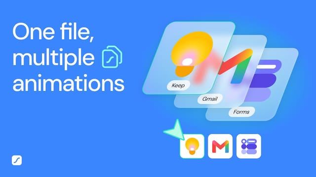 How to bundle multiple animations into one dotLottie file | Lottie Creator tutorial