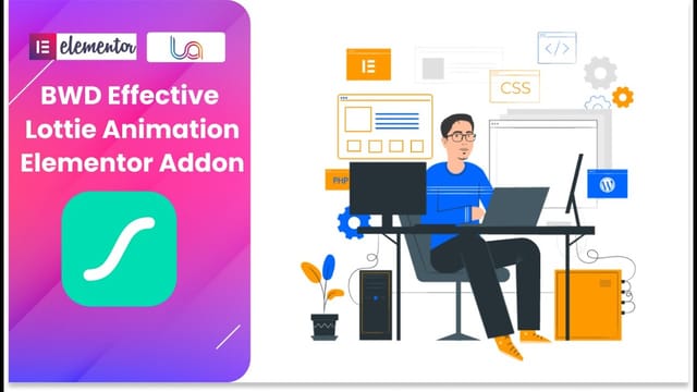 How to add Lottie Animations on Elementor