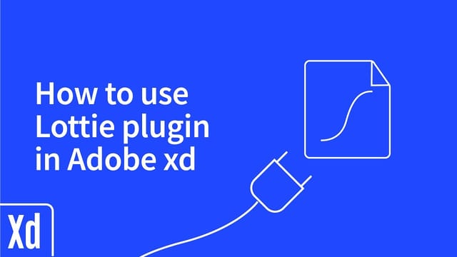 How to Use Lottie Plugin in Adobe xd