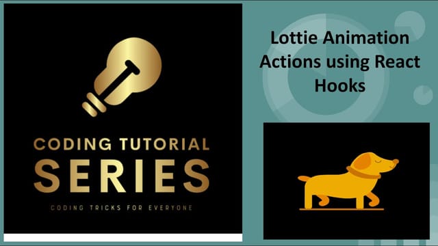 Easy! Lottie Animation Actions using React Hooks - Modern way to add Animation to iOS, react, Nextjs