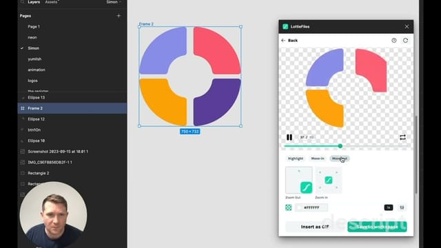 Create custom Lottie animations in Figma