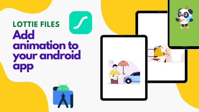 How to Add animation to your android app with Lottie animation android studio