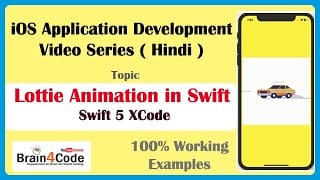 Lottie Animation in Swift 5 XCode | Hindi | How to Use Lottie Animation Library in JSON Format. 
