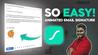Animated Email Signature in Few Sec #lottiefiles #animatedsignature