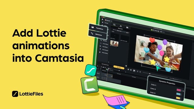How to add Lottie animations to your Camtasia project