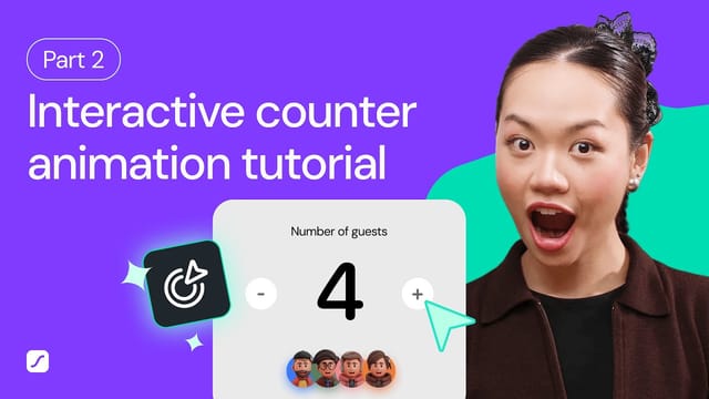 Adding interactivity into a counting number animation (Part 2)
