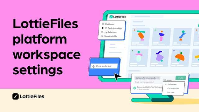LottieFiles platform | Manage your workspace with ease