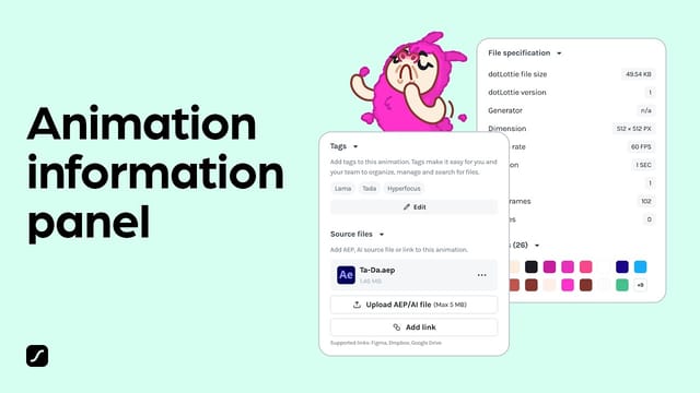 How to access key details of your animation file