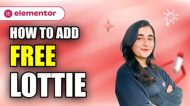 How to add FREE Lottie animations in WordPress | Elementor