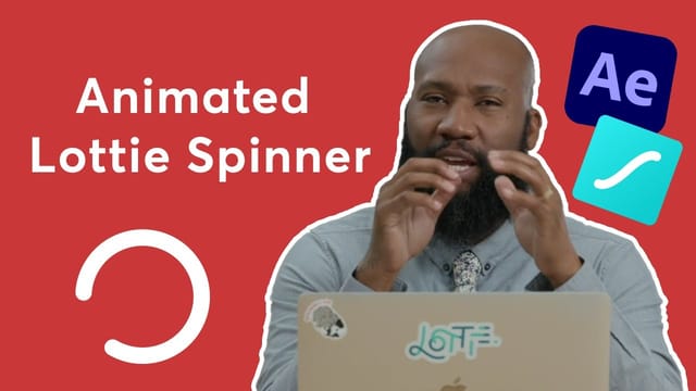 Loading Spinner Lottie Animation in After Effects: LottieFiles Tutorial with Salih Part 2/3