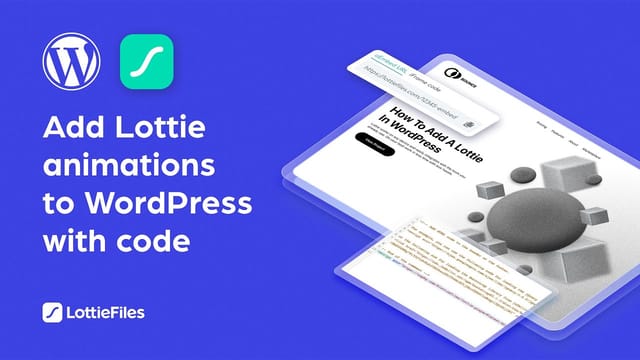 How to embed Lottie animations in WordPress with HTML and JS
