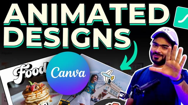 How to Create Eye-Catching Animated Designs with @canva and @LottieFiles  | Canva Tutorial 2024