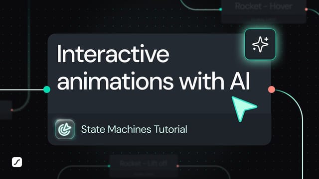 Prompt to State Machines Tutorial: Create interactive animations with AI