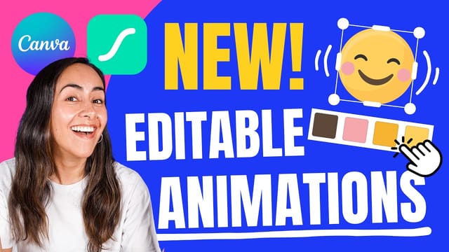 NEW: Next-level Custom Animations in Canva | LottieFiles