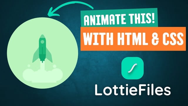 How to create Animations with HTML, CSS and LottieFiles