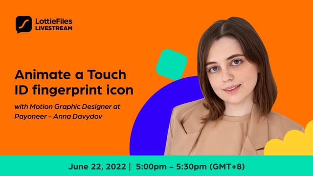 How to create and animate a Touch ID fingerprint icon | Ft. Anna Davydov