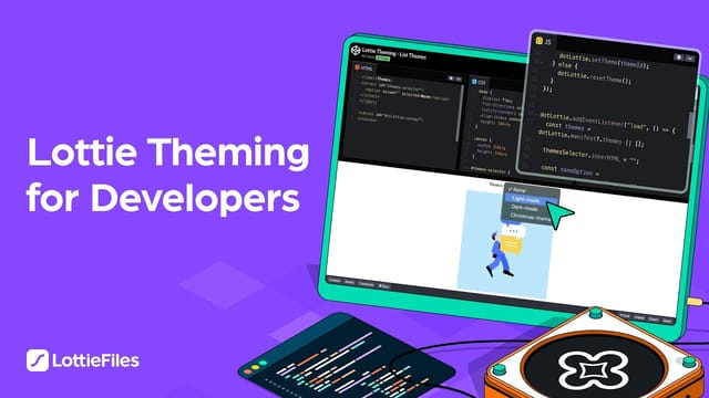 Embedding Lottie animations with themes: developer guide