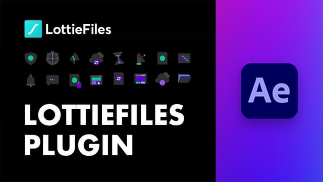 After Effects: LOTTIEFILES plugin - installation & workflow