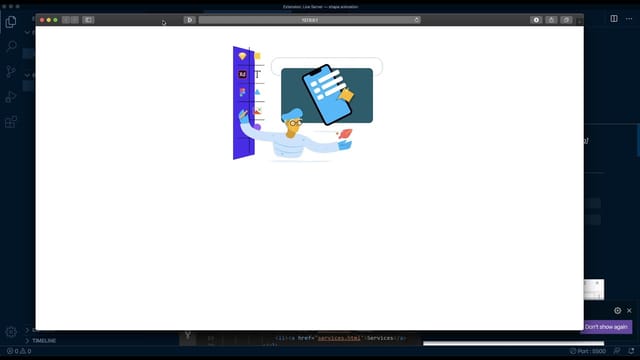 Lottie animations to HTML