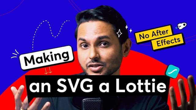 #6 Turning an SVG into a Lottie (without After Effects) | Saptarshi's Guide to Lottie & LottieFiles